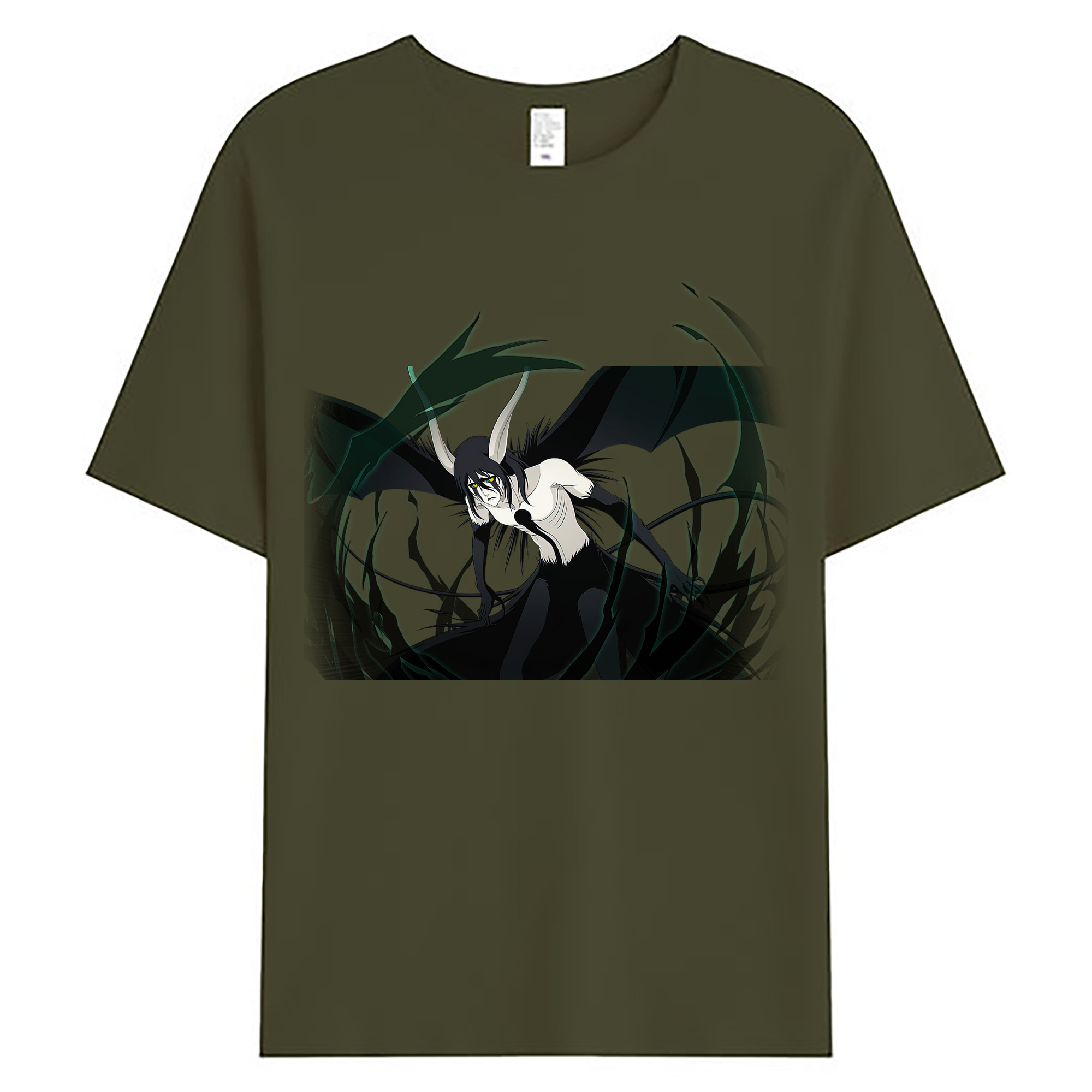 （画像用） ブリーチ ウルキオラ·シファー BLEACH Ulquiorra cifer 綿100％ メンズ半袖Tシャツ｜肌触りやわらか＆通気性